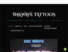 Tablet Screenshot of inkwavetattoos.com